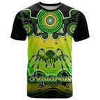 personalised-australia-scorpio-tarantulas-spider-zodiac-t-shirt-auz-astrology-aboriginal-green
