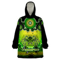 personalised-australia-scorpio-tarantulas-spider-zodiac-wearable-blanket-hoodie-auz-astrology-aboriginal-green