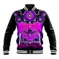 personalised-australia-scorpio-tarantulas-spider-zodiac-baseball-jacket-auz-astrology-aboriginal-magenta