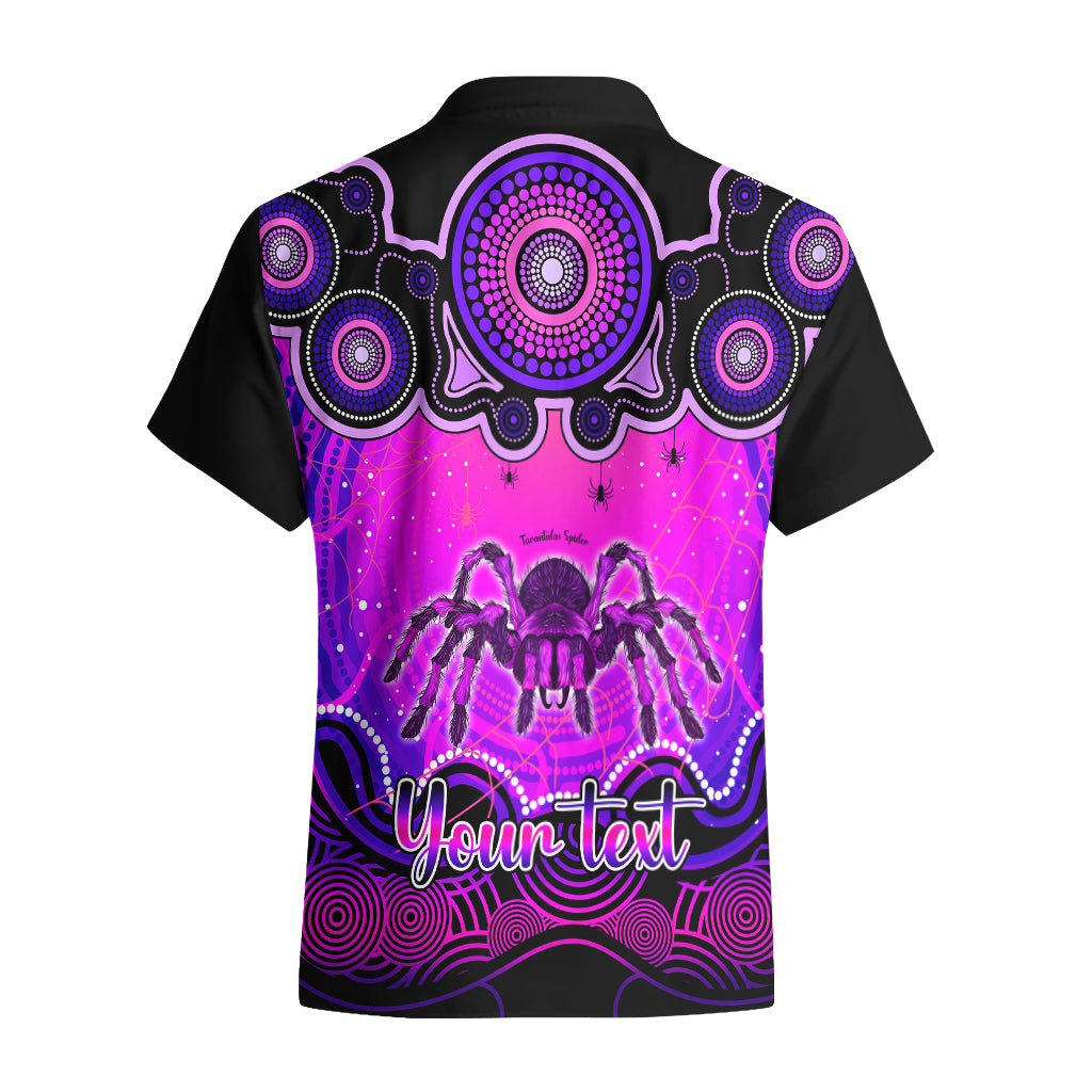 personalised-australia-scorpio-tarantulas-spider-zodiac-hawaiian-shirt-auz-astrology-aboriginal-magenta