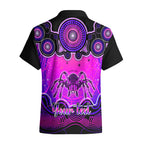 personalised-australia-scorpio-tarantulas-spider-zodiac-hawaiian-shirt-auz-astrology-aboriginal-magenta