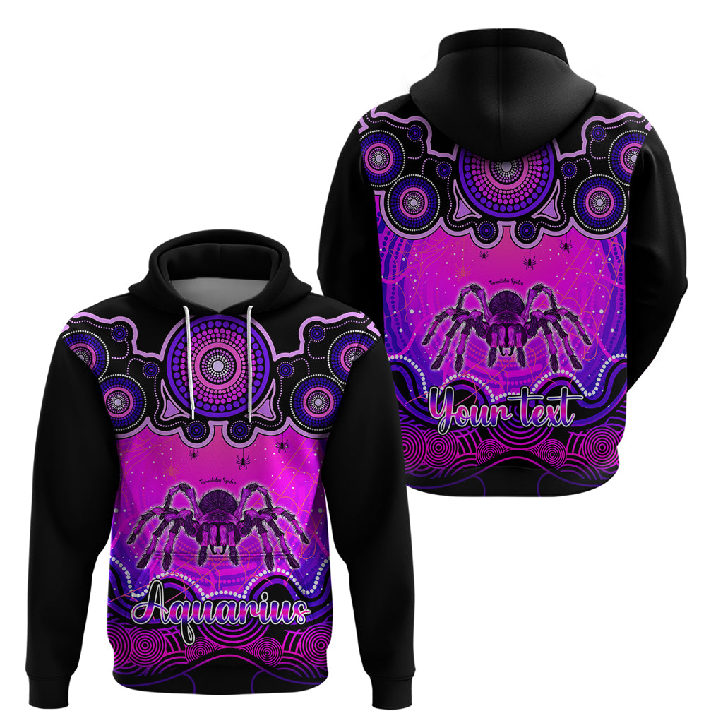personalised-australia-scorpio-tarantulas-spider-zodiac-hoodie-auz-astrology-aboriginal-magenta