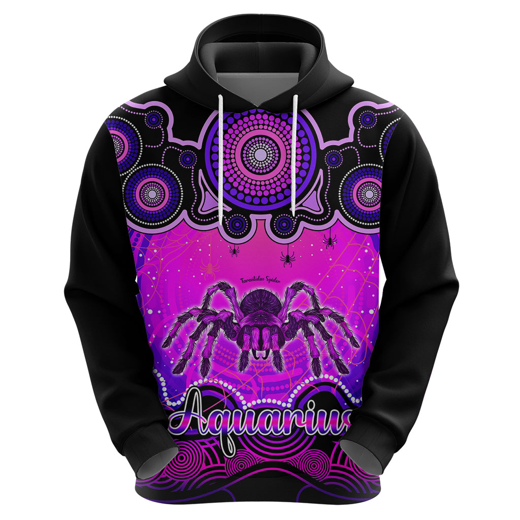 personalised-australia-scorpio-tarantulas-spider-zodiac-hoodie-auz-astrology-aboriginal-magenta