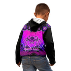 personalised-australia-scorpio-tarantulas-spider-zodiac-kid-hoodie-auz-astrology-aboriginal-magenta