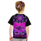 personalised-australia-scorpio-tarantulas-spider-zodiac-kid-t-shirt-auz-astrology-aboriginal-magenta