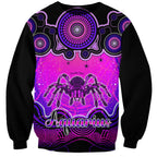 personalised-australia-scorpio-tarantulas-spider-zodiac-sweatshirt-auz-astrology-aboriginal-magenta