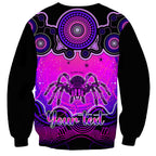 personalised-australia-scorpio-tarantulas-spider-zodiac-sweatshirt-auz-astrology-aboriginal-magenta