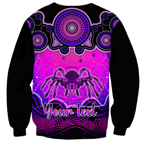personalised-australia-scorpio-tarantulas-spider-zodiac-sweatshirt-auz-astrology-aboriginal-magenta