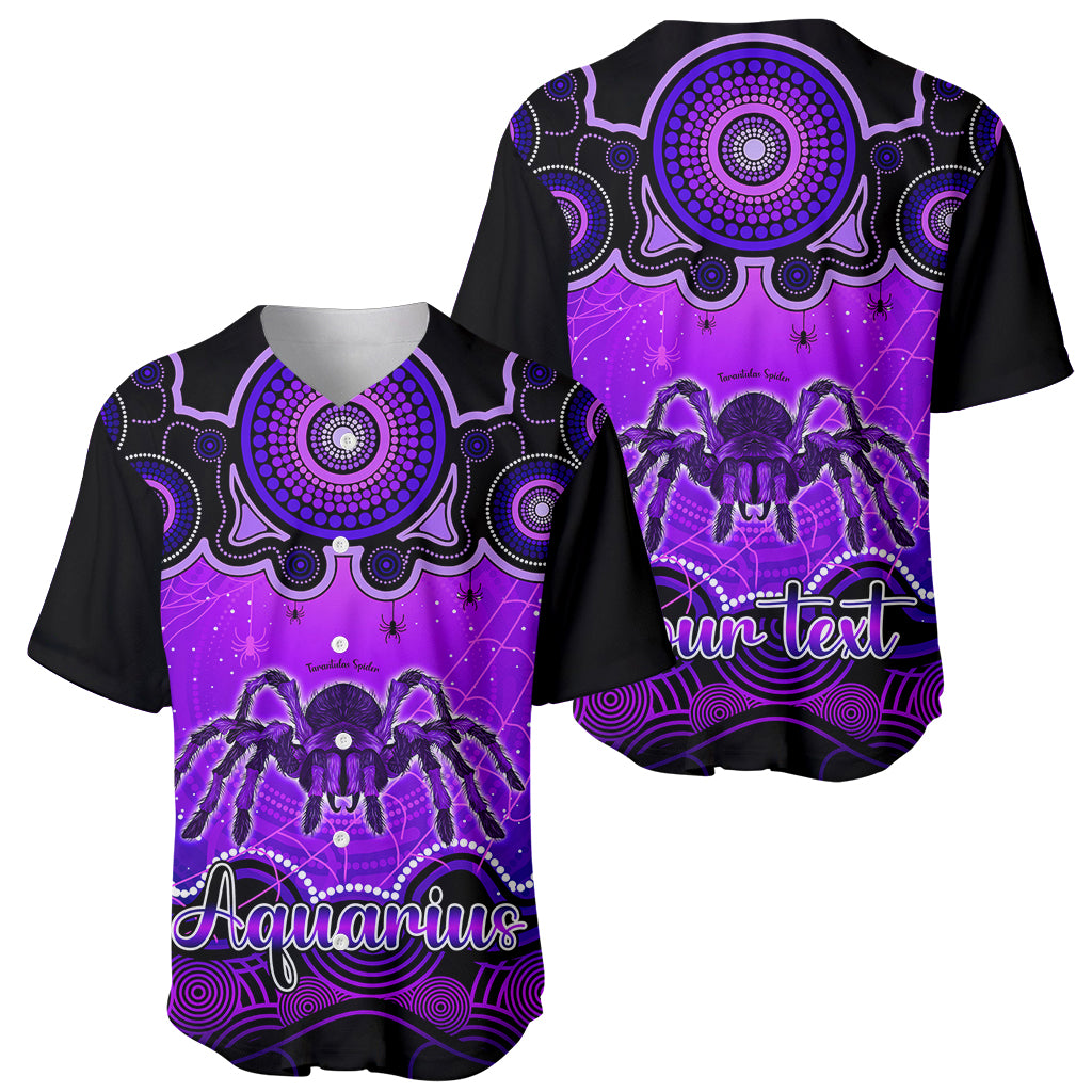 personalised-australia-scorpio-tarantulas-spider-zodiac-baseball-jersey-auz-astrology-aboriginal-purple