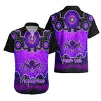 personalised-australia-scorpio-tarantulas-spider-zodiac-hawaiian-shirt-auz-astrology-aboriginal-purple