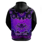 personalised-australia-scorpio-tarantulas-spider-zodiac-hoodie-auz-astrology-aboriginal-purple