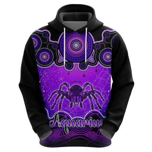 personalised-australia-scorpio-tarantulas-spider-zodiac-hoodie-auz-astrology-aboriginal-purple