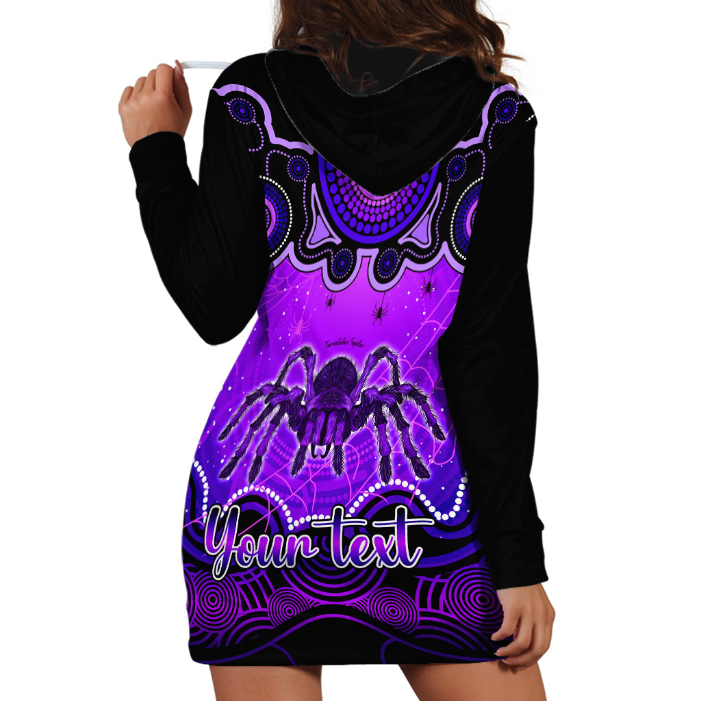 personalised-australia-scorpio-tarantulas-spider-zodiac-hoodie-dress-auz-astrology-aboriginal-purple
