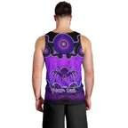 personalised-australia-scorpio-tarantulas-spider-zodiac-men-tank-top-auz-astrology-aboriginal-purple