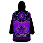 personalised-australia-scorpio-tarantulas-spider-zodiac-wearable-blanket-hoodie-auz-astrology-aboriginal-purple