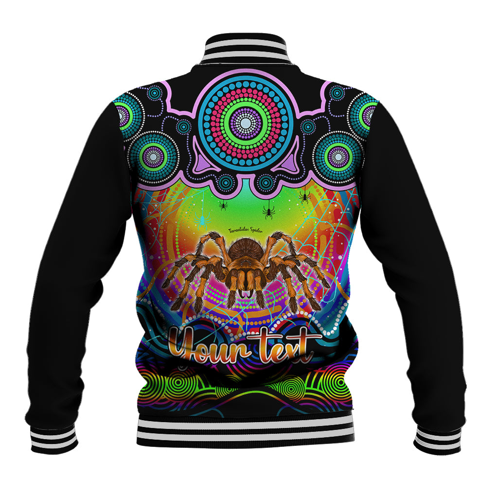 personalised-australia-scorpio-tarantulas-spider-zodiac-baseball-jacket-auz-astrology-aboriginal-rainbow