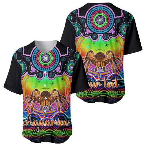 personalised-australia-scorpio-tarantulas-spider-zodiac-baseball-jersey-auz-astrology-aboriginal-rainbow