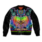 personalised-australia-scorpio-tarantulas-spider-zodiac-bomber-jacket-auz-astrology-aboriginal-rainbow