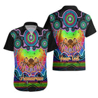 personalised-australia-scorpio-tarantulas-spider-zodiac-hawaiian-shirt-auz-astrology-aboriginal-rainbow