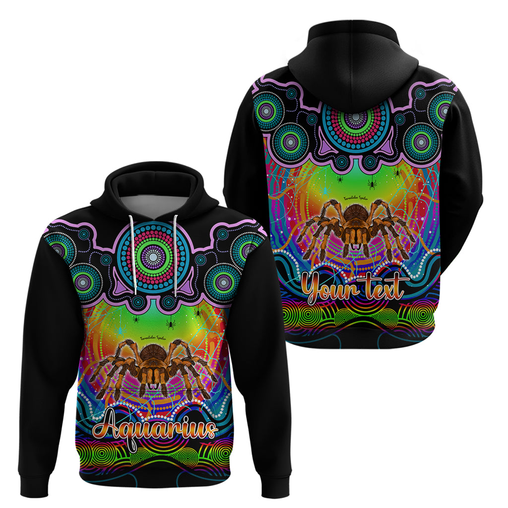personalised-australia-scorpio-tarantulas-spider-zodiac-hoodie-auz-astrology-aboriginal-rainbow
