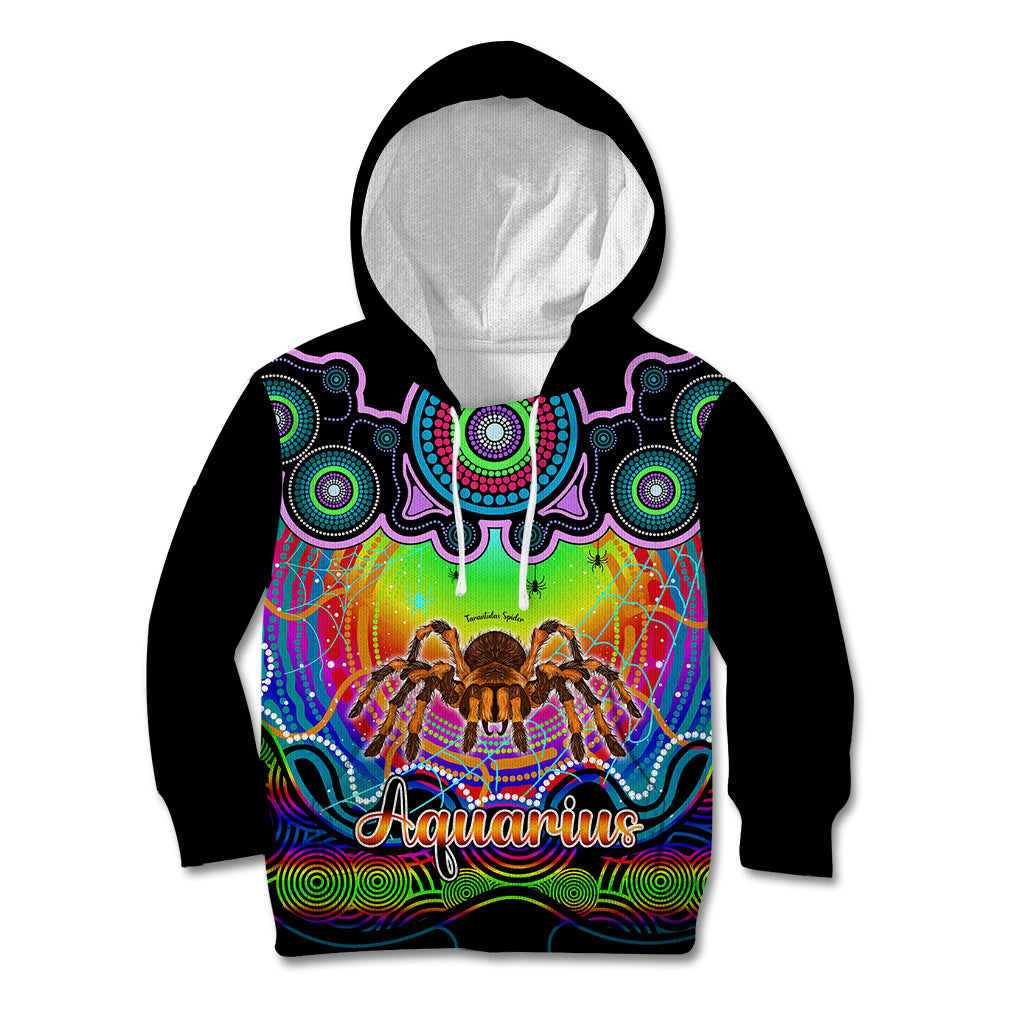 personalised-australia-scorpio-tarantulas-spider-zodiac-kid-hoodie-auz-astrology-aboriginal-rainbow