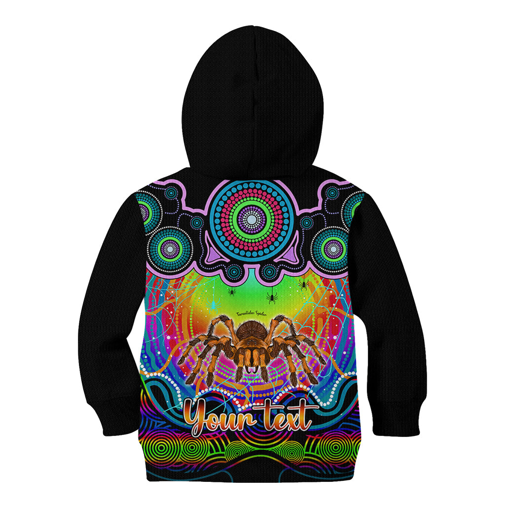 personalised-australia-scorpio-tarantulas-spider-zodiac-kid-hoodie-auz-astrology-aboriginal-rainbow