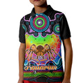 personalised-australia-scorpio-tarantulas-spider-zodiac-kid-polo-shirt-auz-astrology-aboriginal-rainbow