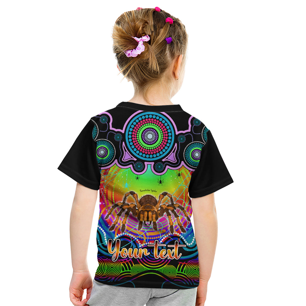 personalised-australia-scorpio-tarantulas-spider-zodiac-kid-t-shirt-auz-astrology-aboriginal-rainbow