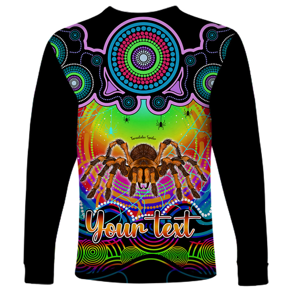 personalised-australia-scorpio-tarantulas-spider-zodiac-long-sleeve-shirt-auz-astrology-aboriginal-rainbow