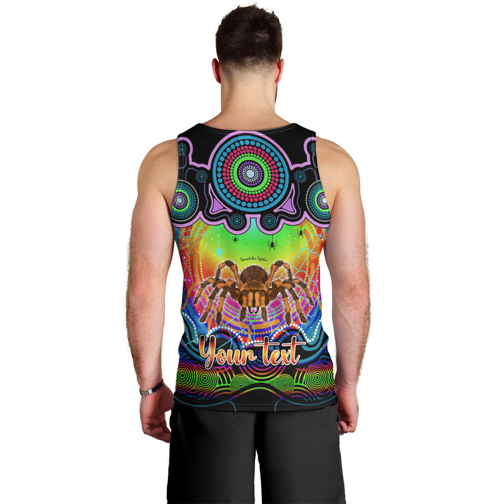 personalised-australia-scorpio-tarantulas-spider-zodiac-men-tank-top-auz-astrology-aboriginal-rainbow