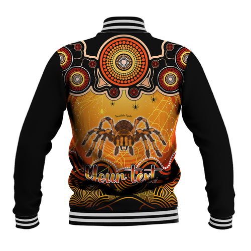 personalised-australia-scorpio-tarantulas-spider-zodiac-baseball-jacket-auz-astrology-aboriginal-red