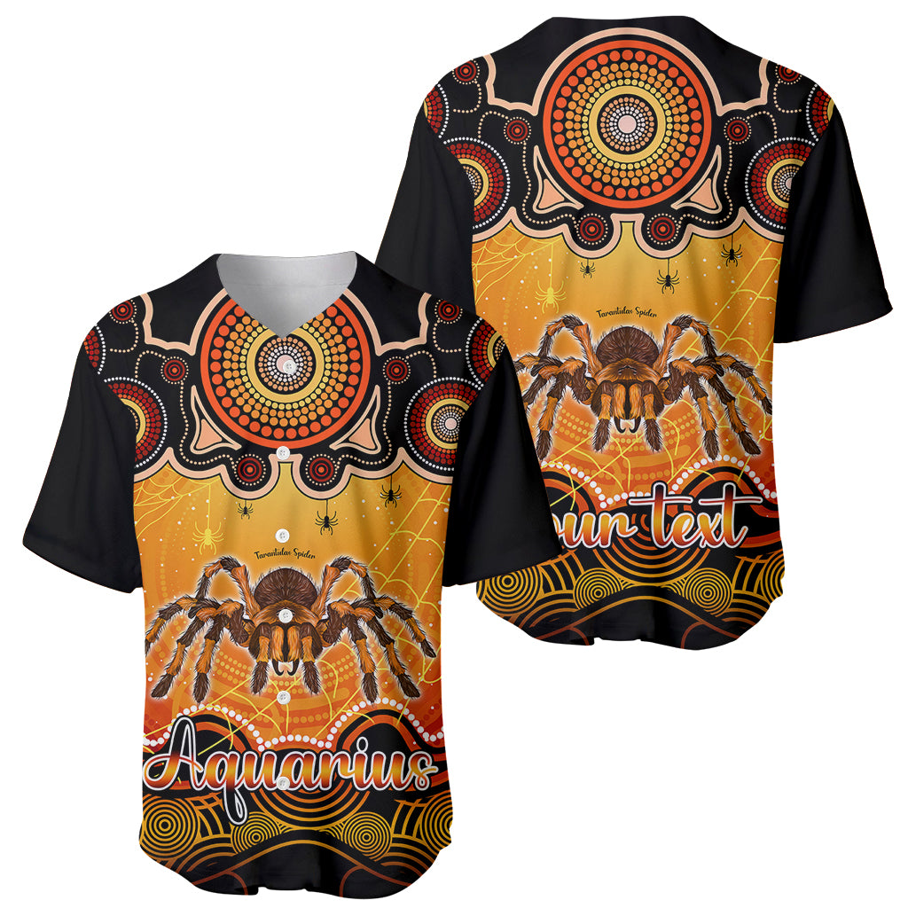 personalised-australia-scorpio-tarantulas-spider-zodiac-baseball-jersey-auz-astrology-aboriginal-red