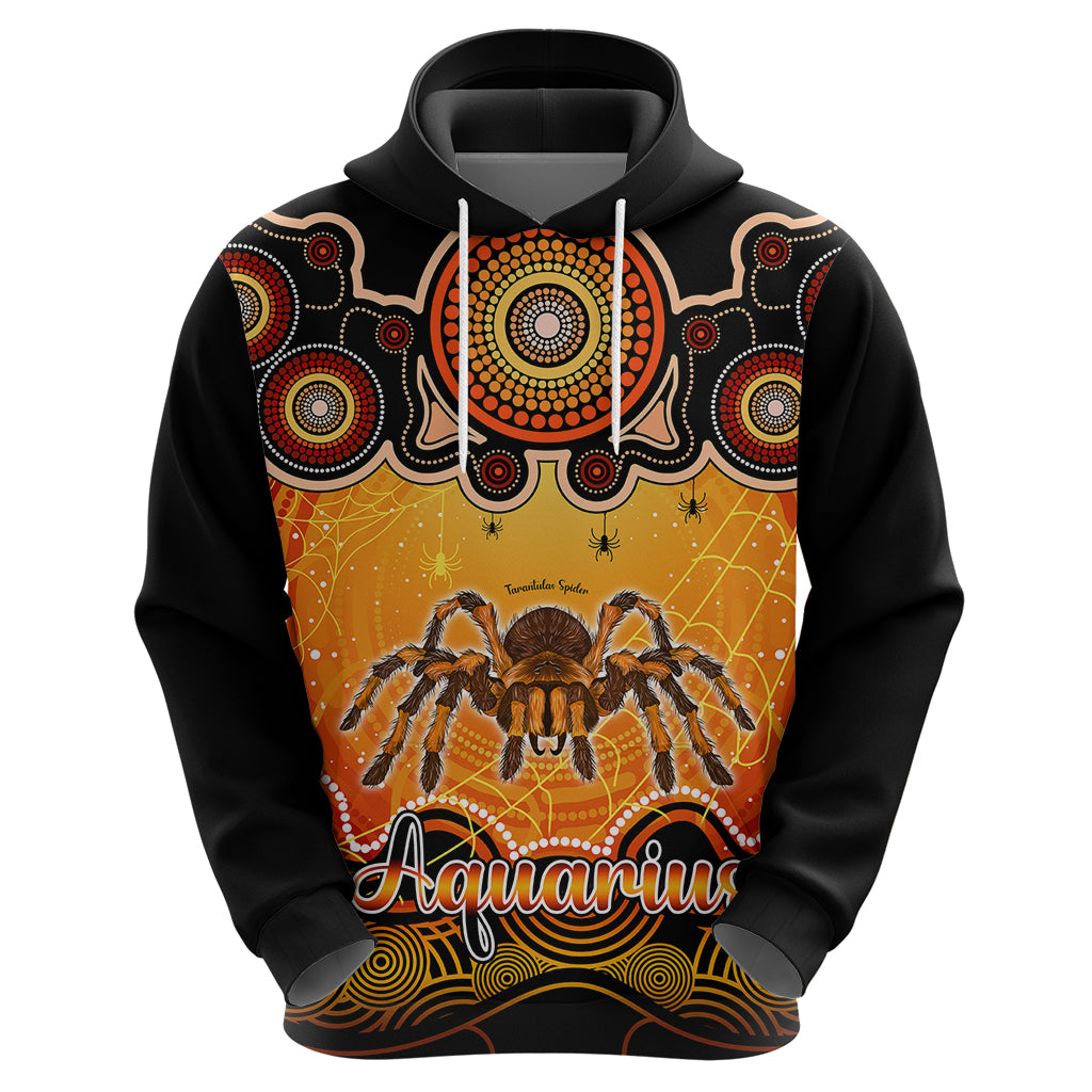 personalised-australia-scorpio-tarantulas-spider-zodiac-hoodie-auz-astrology-aboriginal-red