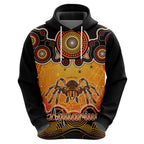 personalised-australia-scorpio-tarantulas-spider-zodiac-hoodie-auz-astrology-aboriginal-red