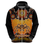 personalised-australia-scorpio-tarantulas-spider-zodiac-hoodie-auz-astrology-aboriginal-red