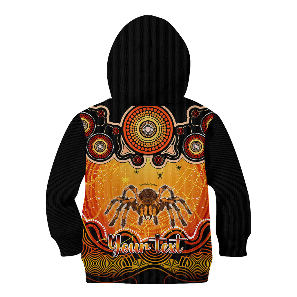 personalised-australia-scorpio-tarantulas-spider-zodiac-kid-hoodie-auz-astrology-aboriginal-red