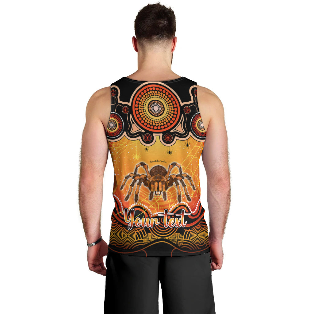 personalised-australia-scorpio-tarantulas-spider-zodiac-men-tank-top-auz-astrology-aboriginal-red