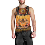 personalised-australia-scorpio-tarantulas-spider-zodiac-men-tank-top-auz-astrology-aboriginal-red