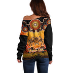 personalised-australia-scorpio-tarantulas-spider-zodiac-off-shoulder-sweater-auz-astrology-aboriginal-red