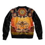 personalised-australia-scorpio-tarantulas-spider-zodiac-sleeve-zip-bomber-jacket-auz-astrology-aboriginal-red