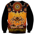 personalised-australia-scorpio-tarantulas-spider-zodiac-sweatshirt-auz-astrology-aboriginal-red