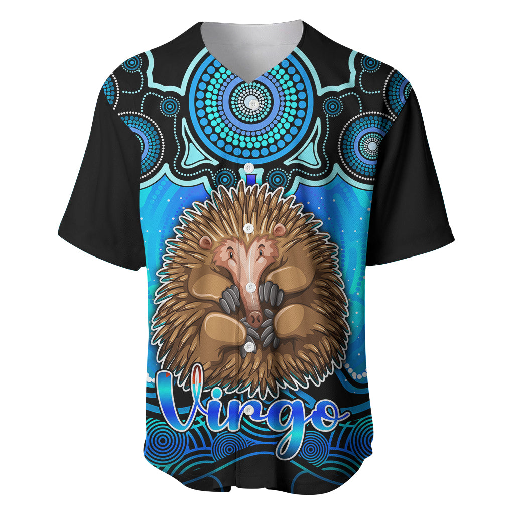 personalised-australia-virgo-echidna-zodiac-baseball-jersey-auz-astrology-aboriginal-aqua