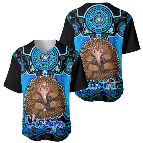 personalised-australia-virgo-echidna-zodiac-baseball-jersey-auz-astrology-aboriginal-aqua