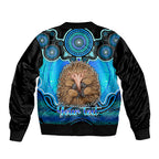 personalised-australia-virgo-echidna-zodiac-bomber-jacket-auz-astrology-aboriginal-aqua