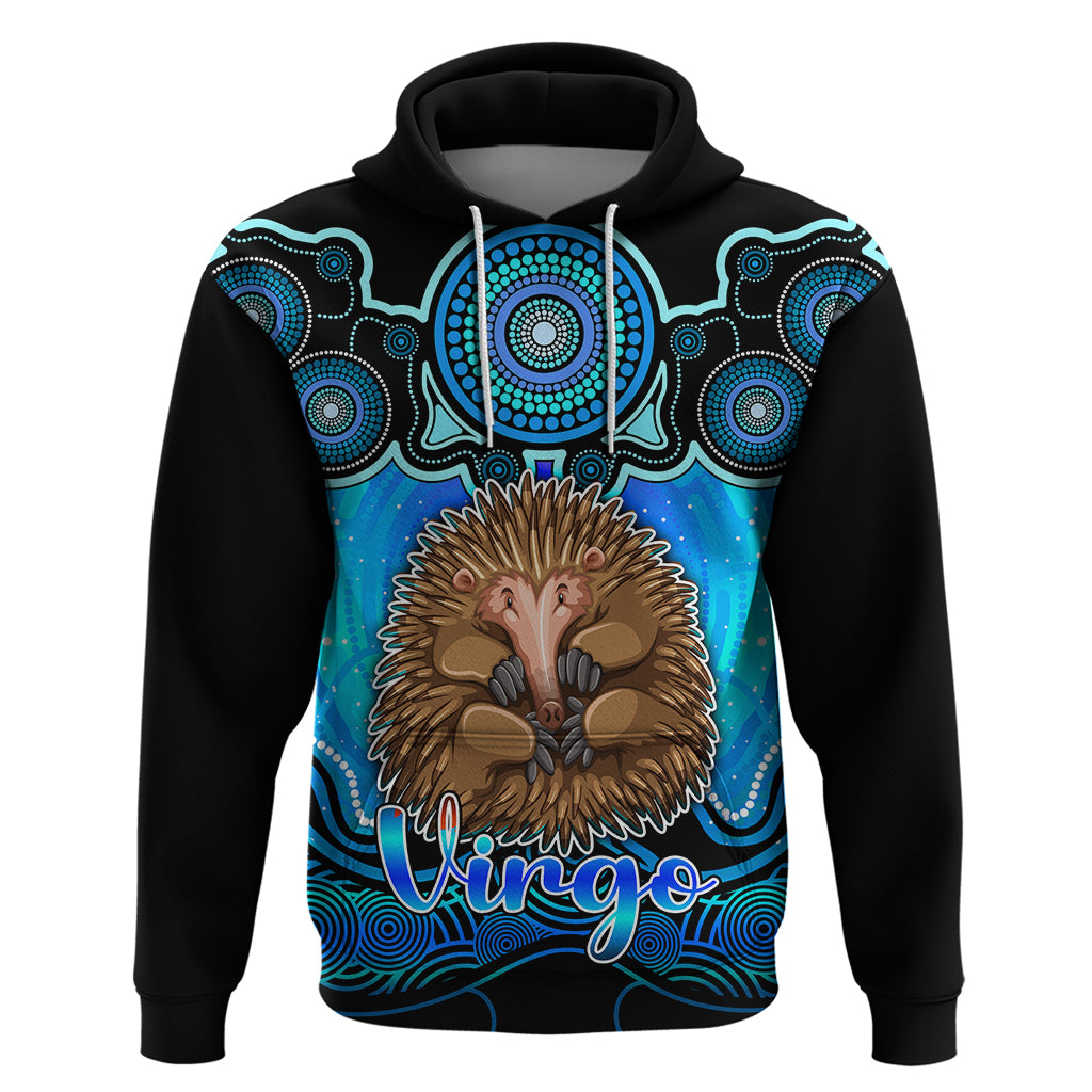 personalised-australia-virgo-echidna-zodiac-hoodie-auz-astrology-aboriginal-aqua