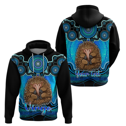 personalised-australia-virgo-echidna-zodiac-hoodie-auz-astrology-aboriginal-aqua