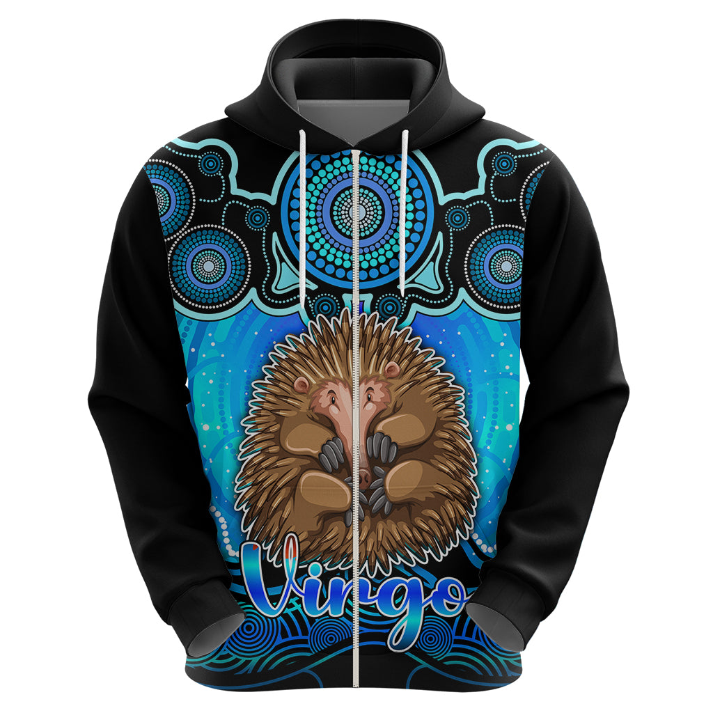 personalised-australia-virgo-echidna-zodiac-hoodie-auz-astrology-aboriginal-aqua