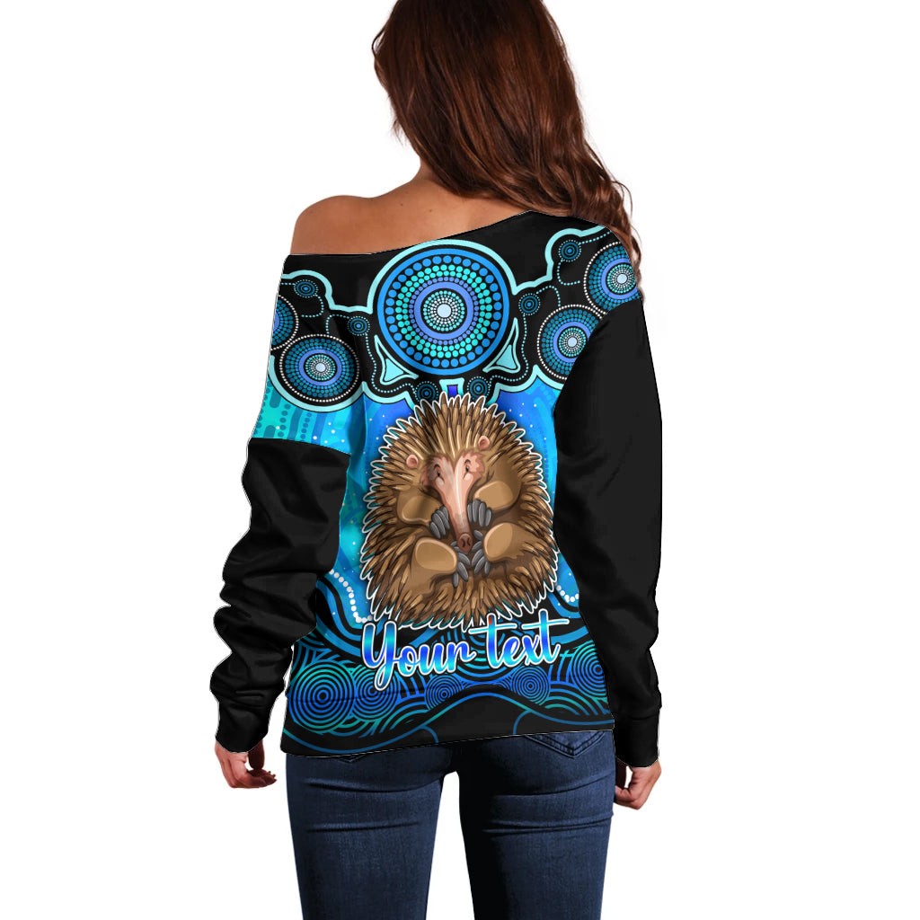 personalised-australia-virgo-echidna-zodiac-off-shoulder-sweater-auz-astrology-aboriginal-aqua