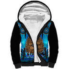 personalised-australia-virgo-echidna-zodiac-sherpa-hoodie-auz-astrology-aboriginal-aqua