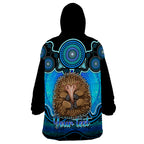 personalised-australia-virgo-echidna-zodiac-wearable-blanket-hoodie-auz-astrology-aboriginal-aqua